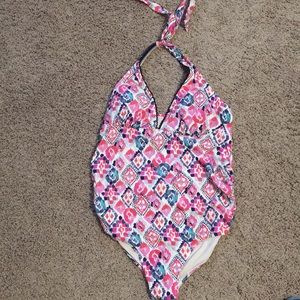 One piece maternity swim suit